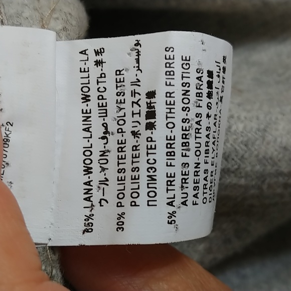 Wool cape taupe by Stile Benetton NWOT - Picture 8 of 14